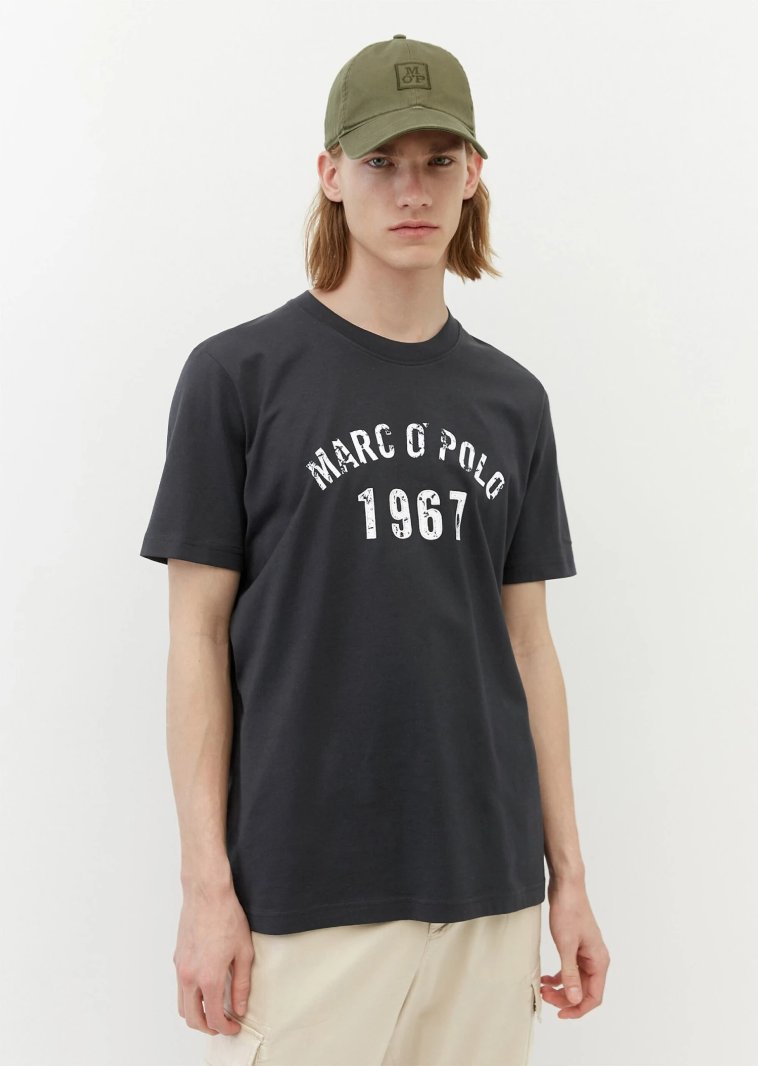 Marc O'Polo Heavy Jersey T-shirt, Regular Fit Made Of Soft Organic Cotton 3 Marc O'Polo Heavy Jersey T-shirt, Regular Fit Made Of Soft Organic Cotton