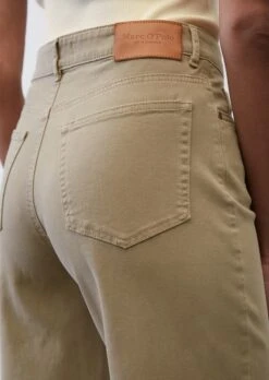 Marc O'Polo NELIS High Waist Wide Leg Trousers Made A Softly Brushed Organic Cotton Twill -FashionLust Verkaufs-Shop 593bcc9ec48726427b66771cab8e6ee4