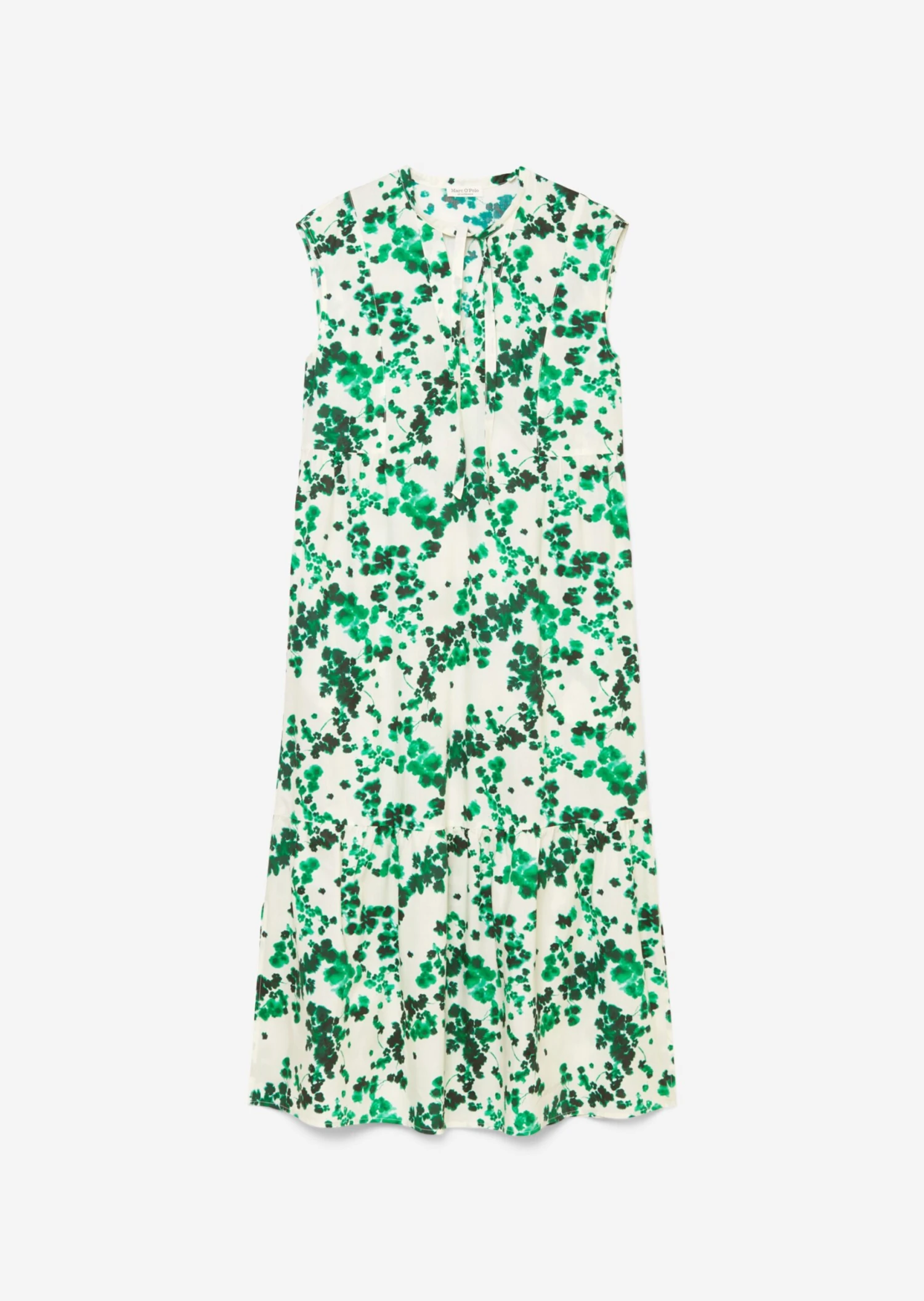 Marc O'Polo Sleeveless Midi Dress With A Flounce Hem Made Of Light Poplin Quality 9 Marc O'Polo Sleeveless Midi Dress With A Flounce Hem Made Of Light Poplin Quality – Bild 7