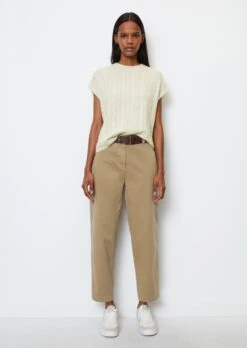 Marc O'Polo Chino Style Straight Fit Pants Made From Organic Cotton Stretch Twill