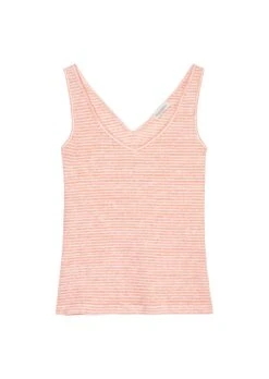 Marc O'Polo Striped Sleeveless Linen Top In A Shaped Fit Made Of High-quality Jersey 18 Marc O'Polo Striped Sleeveless Linen Top In A Shaped Fit Made Of High-quality Jersey -FashionLust Verkaufs-Shop 5cc7df7429d3a00e19d4afb44c34a3ae