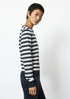 Marc O'Polo Striped Luxury Long Sleeve Regular With TENCEL™ Lyocell -FashionLust Verkaufs-Shop 602138ccd563df3cf8cd91550db0b475