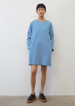 Marc O'Polo Heavy Jersey Striped Dress Made Of Organic Cotton