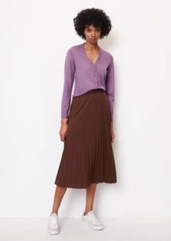 Marc O'Polo Flared Pleated Jersey Skirt Made Of Tencel™ Lyocell -FashionLust Verkaufs-Shop 603dcd70e9bf7ed15dbf5373e37c4294 1