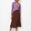 Marc O'Polo Flared Pleated Jersey Skirt Made Of Tencel™ Lyocell -FashionLust Verkaufs-Shop 603dcd70e9bf7ed15dbf5373e37c4294