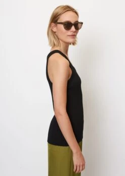 Marc O'Polo Pointelle Jersey Sleeveless Top Made From Pure Organic Cotton -FashionLust Verkaufs-Shop 60c4fa7fa545da06393f70e7d1ce7969