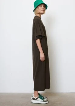 Marc O'Polo Flowing Jersey Dress With Flounce Sleeves Made From An Organic Cotton/modal Blend -FashionLust Verkaufs-Shop 621fba14397a314606633e1a5bf26f9f