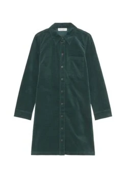 Marc O'Polo Short Shirt Dress Straight Made From Stretchy Velvet -FashionLust Verkaufs-Shop 640a5db647ba84ac6c5d299919d8c9d5