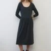 Marc O'Polo Jersey Dress With A Wide Skirt Made Of OCS Blended TENCEL™ Modal