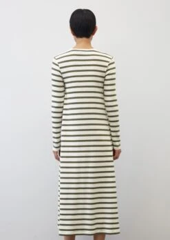 Marc O'Polo Striped Waffle Jersey Dress From LENZING™ ECOVERO™ -FashionLust Verkaufs-Shop 6525150c93fc240cdd33acee9d72a862