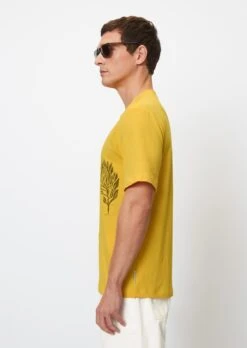 Marc O'Polo Printed T-shirt, Regular Fit Made Of A Blend Of Organic Cotton And Linen -FashionLust Verkaufs-Shop 65649cabdc166efc9f89fad39c41bdbb