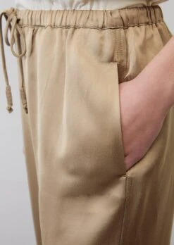 Marc O'Polo Wide Tracksuit Bottoms With Side Slits Made Of An Elegant Viscose/linen Blend -FashionLust Verkaufs-Shop 65a2e283070e534d6bef571f1f5fa962