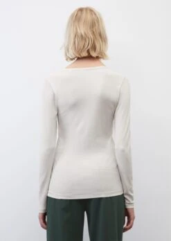 Marc O'Polo Ribbed Jersey Round Neck Long Sleeve Top Made Of A Soft Organic Cotton Blend -FashionLust Verkaufs-Shop 6628eb7dbde70027e83bbbe8f05e4a18