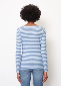 Marc O'Polo Striped Long Sleeve Top, Regular Fit Made Of Organic Cotton Fabric -FashionLust Verkaufs-Shop 6687f83bd325ebd911358c337f602973