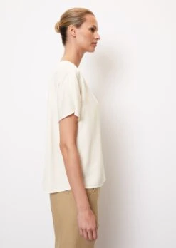 Marc O'Polo Blouse In A T-shirt Style, Loose Fit With Tencel™ Lyocell -FashionLust Verkaufs-Shop 672ab24ea25b534dd214b4feb7cf56f7
