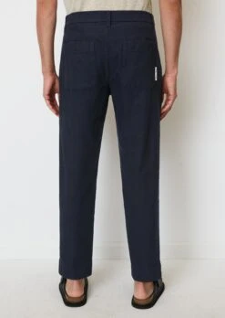 Marc O'Polo BELSBO Jogger Chinos In A Cropped Fit Made Of A Blend Of Organic Cotton And Linen -FashionLust Verkaufs-Shop 688c3b56e9f6eaa39e785565b05132f9