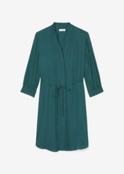 Marc O'Polo Shirt Blouse Dress With 3/4 Sleeves Relaxed Made From Viscose Twill -FashionLust Verkaufs-Shop 68d535ab27e046db23cc6646cac16af3