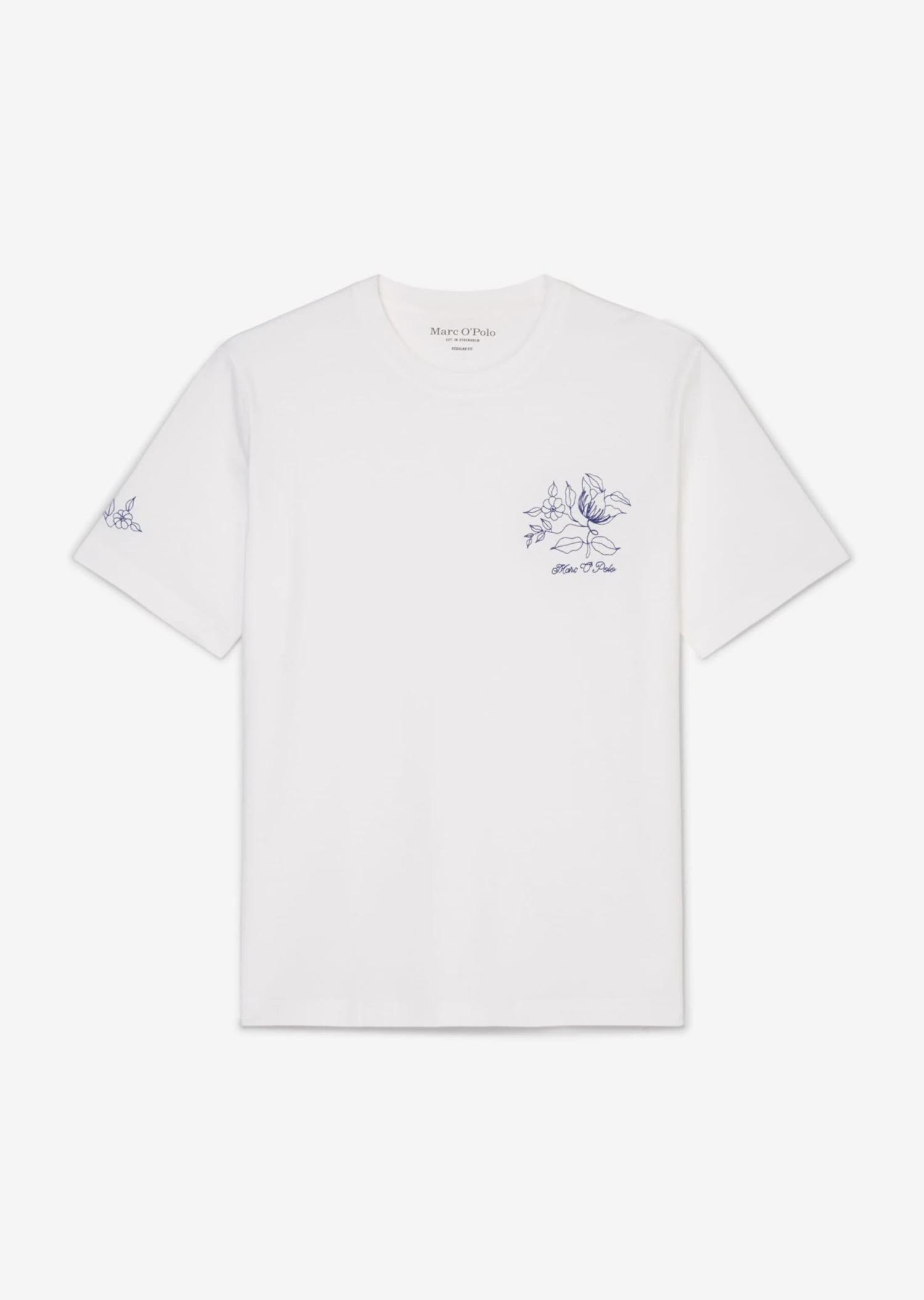Marc O'Polo T-shirt Regular With Floral Embroidery 9 Marc O'Polo T-shirt Regular With Floral Embroidery – Bild 7