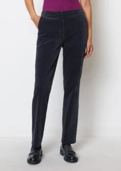 Marc O'Polo Velvet Trousers Straight With Tencel™ Lyocell -FashionLust Verkaufs-Shop 68f5e87bfc5eb4f0e2144b208842ab1c