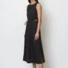 Marc O'Polo Calf-length Dress With Cut-out Details With High Slits At The Side Seams -FashionLust Verkaufs-Shop 695a0c74afac2dc0d0277a6bfd0dc27d