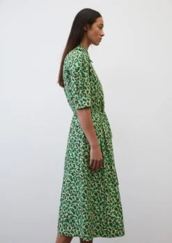 Marc O'Polo Patterned Shirt Dress In Paper Touch Organic Cotton -FashionLust Verkaufs-Shop 6a9d39a05f793a6619edb5a94a3e81d0
