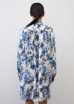 Marc O'Polo Knee-length Printed Dress In A Relaxed Fit In A Cupro/viscose Blend -FashionLust Verkaufs-Shop 6aa9b6e83f497d72db7166dc40836985