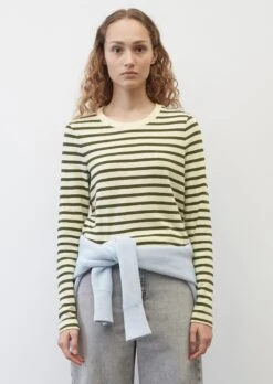 Marc O'Polo Striped Medium-weight Slub Jersey Long Sleeve Top, Regular Fit Made Of Organic Cotton -FashionLust Verkaufs-Shop 6d4352db03cca5cd7b844ac9c18445c6