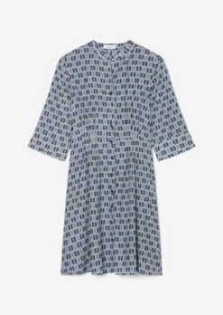 Marc O'Polo Short Blouse Dress With A Silky Texture Made From A Soft Organic Cotton/viscose Blend -FashionLust Verkaufs-Shop 6fbe25954353804eaf7cb54f72f1f0b6