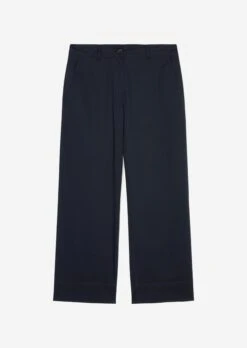Marc O'Polo Wide Leg Trousers, Cropped In Stretchy Organic Cotton Twill 17 Marc O'Polo Wide Leg Trousers, Cropped In Stretchy Organic Cotton Twill -FashionLust Verkaufs-Shop 711595c4cc6e8cddfe3b4fbe53c8170e