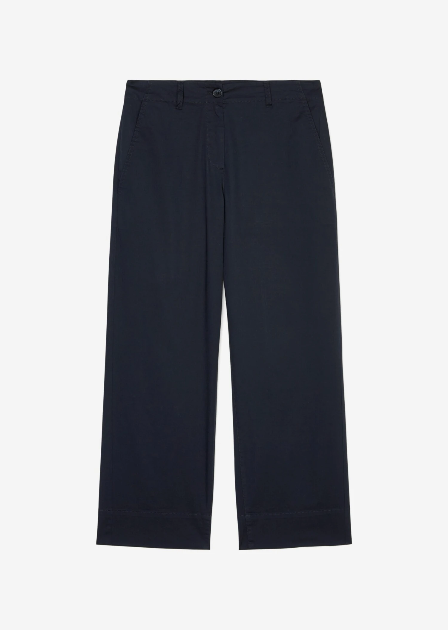 Marc O'Polo Wide Leg Trousers, Cropped In Stretchy Organic Cotton Twill 9 Marc O'Polo Wide Leg Trousers, Cropped In Stretchy Organic Cotton Twill – Bild 7