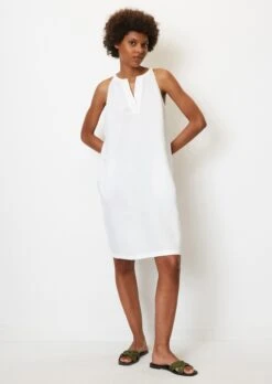 Marc O'Polo Light And Breezy Linen Dress In A Loose-fitting A-line Design -FashionLust Verkaufs-Shop 7167732faa74936862b2b170c7bc31c0