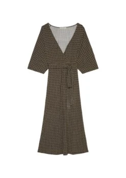 Marc O'Polo Jersey Wrap Dress With An All-over Print Made Of Stretchy Viscose Fabric -FashionLust Verkaufs-Shop 71b58dc198db42137f51fae01109de8a