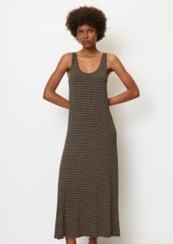 Marc O'Polo Sleeveless Jersey Dress With An All-over Print Made Of Stretchy Viscose Fabric -FashionLust Verkaufs-Shop 72ec6bab7897f2c4c6a787d2fabdbe64