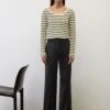 Marc O'Polo Striped Long Sleeve Top In A Loose Fit Made Of Heavy Jersey Fabric Composed Of Organic Cotton -FashionLust Verkaufs-Shop 73332cd560e17bd4f407938ab84e39fb