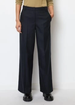 Marc O'Polo Straight Pants Virgin Wool Mix -FashionLust Verkaufs-Shop 7368cd0e71c2ce2ffdb2de2d957b7e36