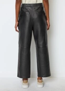 Marc O'Polo Leather Pants Regular Made Of Soft Lamb Nappa Leather -FashionLust Verkaufs-Shop 736ff3aaaf133460eb14d16b1b0bdd47