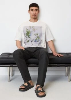 STUDIO MARY LENNOX For Marc O'Polo T-shirt In A Relaxed Fit With A Floral Front Print