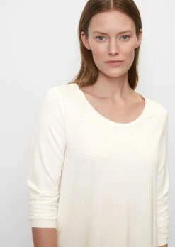 Marc O'Polo Elegant Jersey Long Sleeve Top In A Relaxed Fit From LENZING™ ECOVERO™ -FashionLust Verkaufs-Shop 75707566115609c92650a9e262e8df09