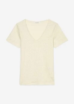 Marc O'Polo Linen V-neck T-shirt In A Regular Fit Made Of High-quality Jersey Fabric -FashionLust Verkaufs-Shop 75b00ab6ac6731e21b7c2d1e03bc0575