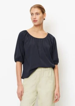 Marc O'Polo Feminine T-shirt In A Loose Fit Made Of Flowing Modal Blend Jersey -FashionLust Verkaufs-Shop 75f322fdc78a167ca06d8164f99f31c6