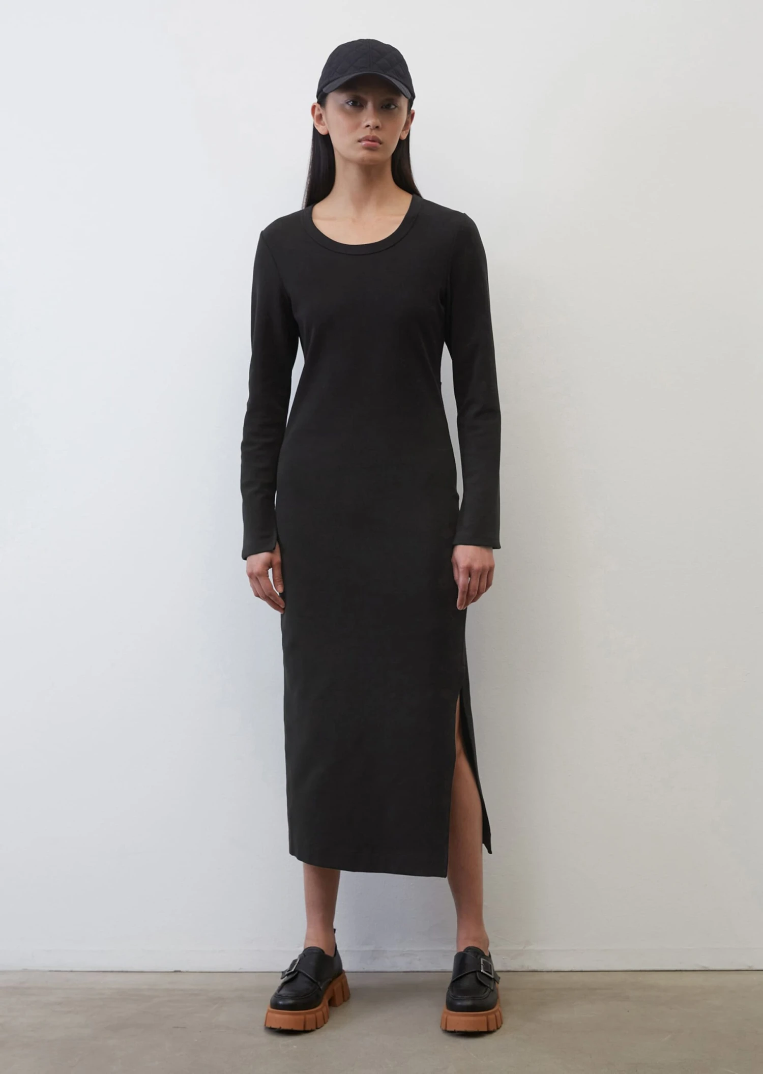 Marc O'Polo Jersey Maxi Dress In A Slim Fit Made Of Stretchy Interlock Jersey 4 Marc O'Polo Jersey Maxi Dress In A Slim Fit Made Of Stretchy Interlock Jersey – Bild 2