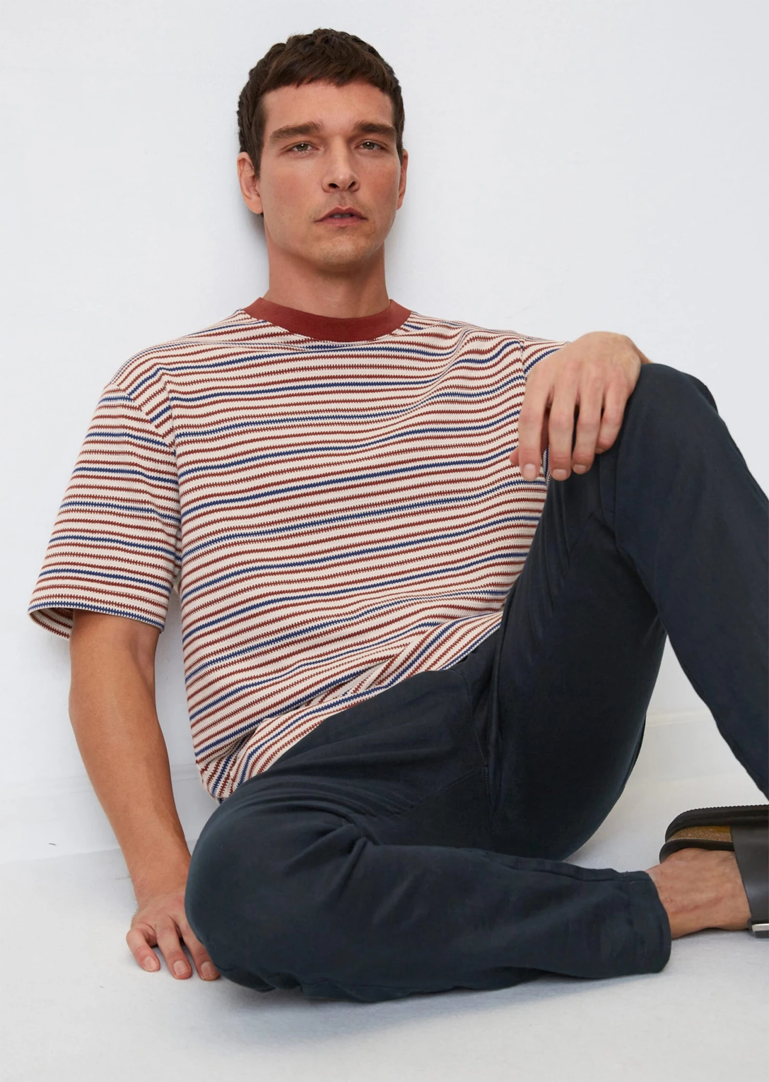 Marc O'Polo Striped T-shirt Relaxed In Soft Organic Cotton 4 Marc O'Polo Striped T-shirt Relaxed In Soft Organic Cotton – Bild 2