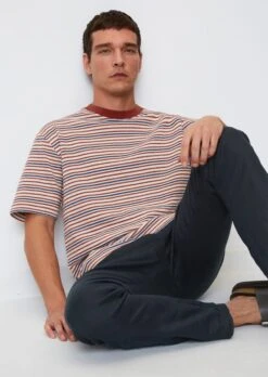 Marc O'Polo Striped T-shirt Relaxed In Soft Organic Cotton