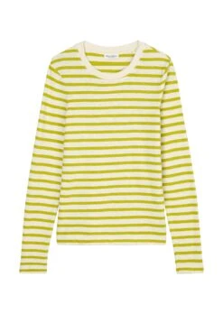 Marc O'Polo Striped Long Sleeve Heavy Slub Jersey Top In A Regular Fit Made Of Organic Cotton -FashionLust Verkaufs-Shop 7af1403ca3317627fec7218880191178