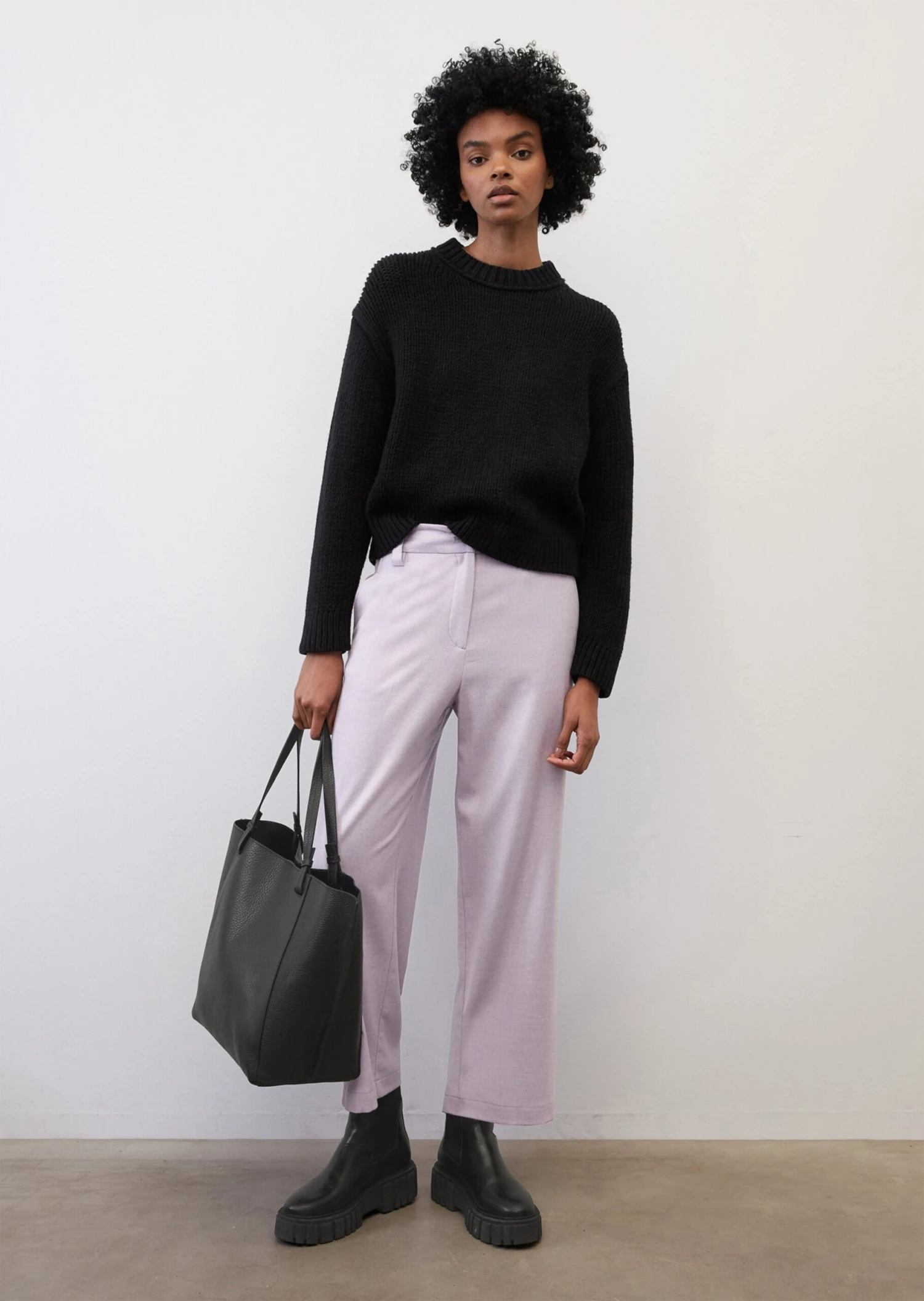 Marc O'Polo Trousers With A Straight Leg With LENZING™ ECOVERO™ 3 Marc O'Polo Trousers With A Straight Leg With LENZING™ ECOVERO™