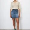 Marc O'Polo Short Denim Skirt Made Of Denim With A Cashmere Texture -FashionLust Verkaufs-Shop 7b0a02ba91b0fd149a87d80b056d666c