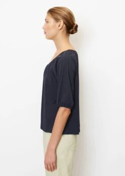 Marc O'Polo Feminine T-shirt In A Loose Fit Made Of Flowing Modal Blend Jersey -FashionLust Verkaufs-Shop 7c77d2c65c34c4ec8255a8576545d572