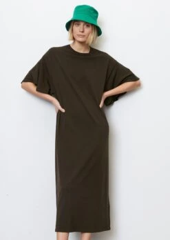 Marc O'Polo Flowing Jersey Dress With Flounce Sleeves Made From An Organic Cotton/modal Blend -FashionLust Verkaufs-Shop 7d1f455bfcbce356fc3144a30f6b56ed