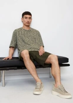 Marc O'Polo T-shirt Regular In Lightweight, Space-dyed Jersey Fabric