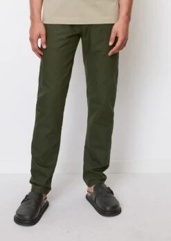 Marc O'Polo Jogger Tapered OSBY Chinos Made Of Organic Cotton And Linen -FashionLust Verkaufs-Shop 7e2d173678fcf1a855c154ce1552c58c